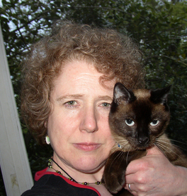 Annette Curtis Klause and 'Lily'